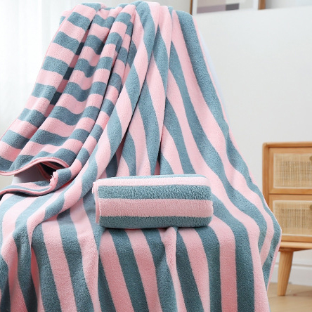 Multi Color accessories,Striped accessories,Stripe Detail Multi Color Beach Blanket