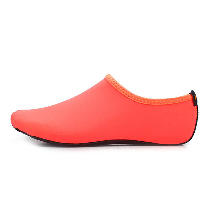 Neon Red accessories,Plain Color accessories,Peach Red Polyester Anti Slippery Water Shoes