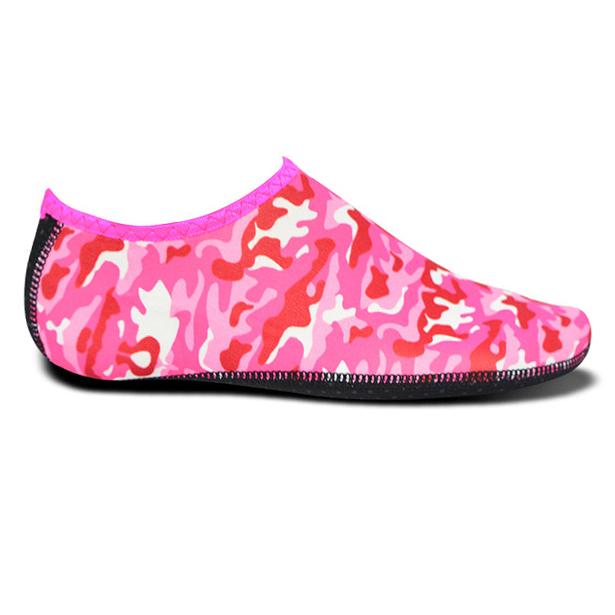 Dazzle Colorful Print Neon Rose Red Water Shoes