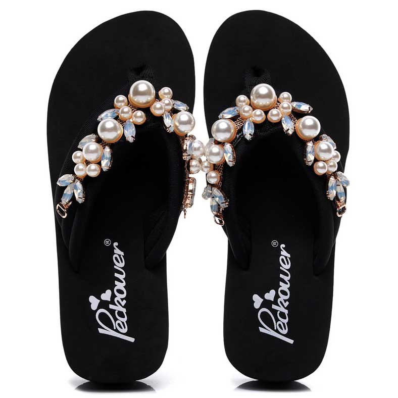 Black accessories,Plain Color accessories,Black Falt Toe Post Flip Flops