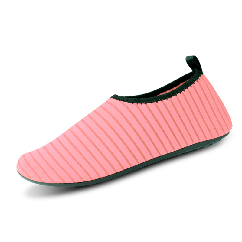 Striped Dusty Pink Anti Slippery Water Shoes
