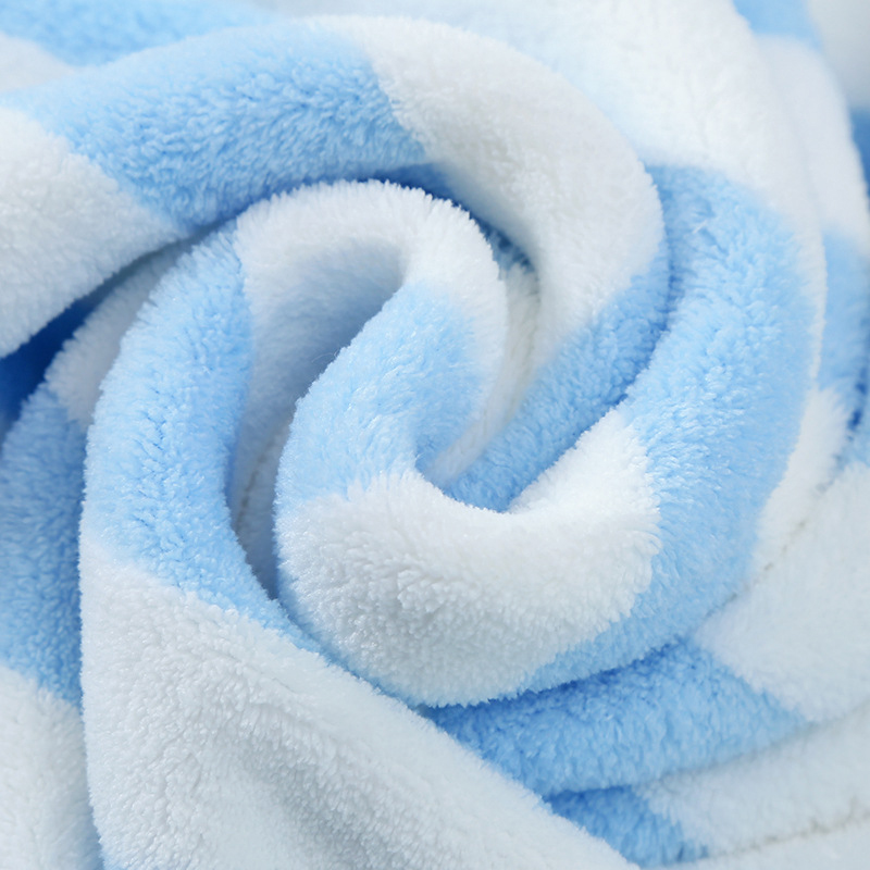 Light Blue accessories,Striped accessories,Striped Contrast Light Blue Beach Blanket