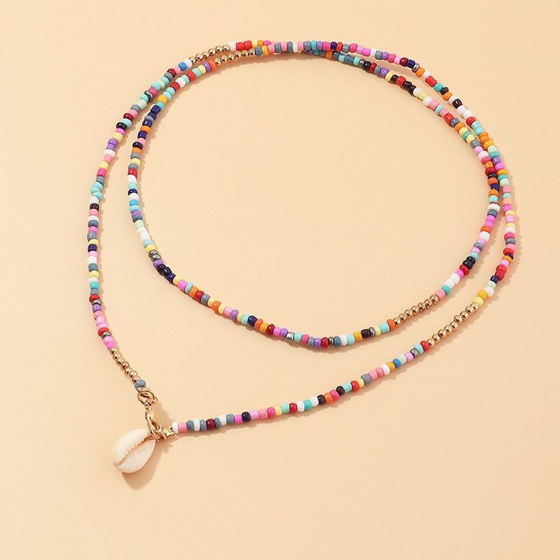 Multi Color jewelry,Other jewelry,Asymmetrical Plastic Detail Multi Color Necklace