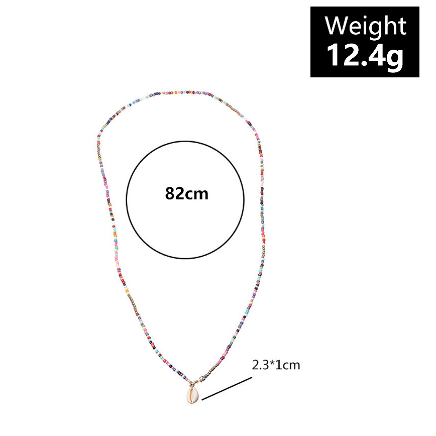 Multi Color jewelry,Other jewelry,Asymmetrical Plastic Detail Multi Color Necklace