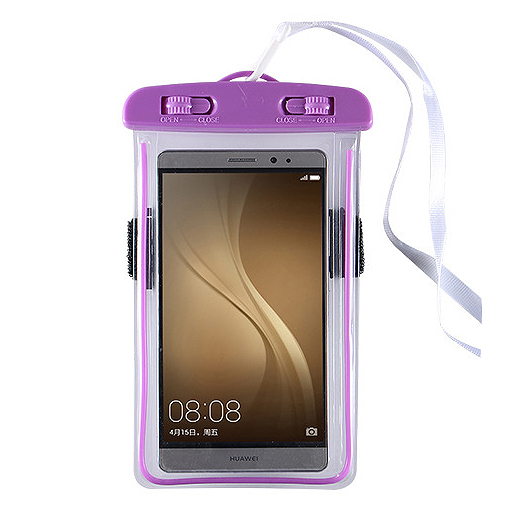 Dark Purple One Size Transparent Phone Case