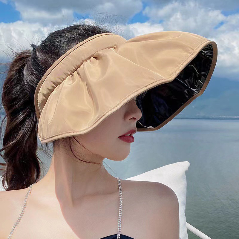 Foldable Light Camel Sun Visor Hat