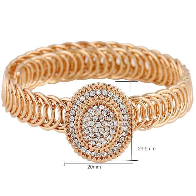 Gold jewelry,Geometric jewelry,Round Geometric Pattern Alloy Detail Gold Bangle