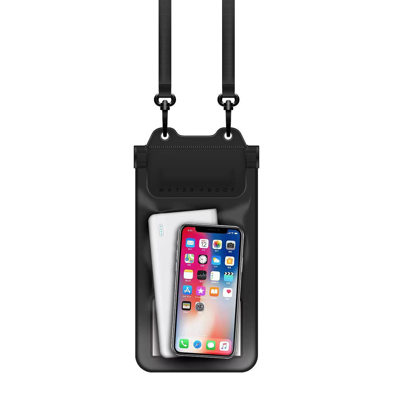 Black accessories,Plain Color accessories,One Size Black Transparent Phone Case