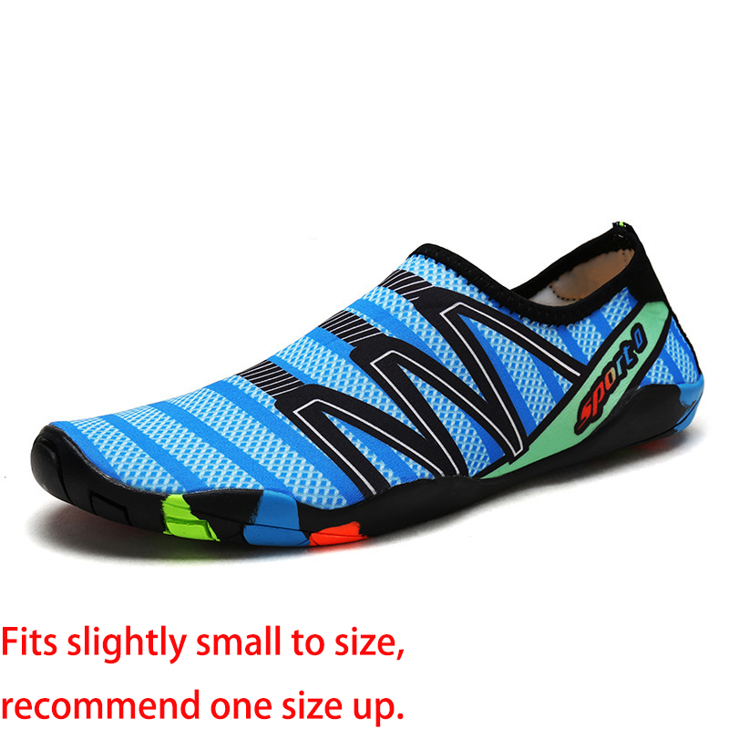 Light Blue shoes,Other shoes,Light Blue Contrast Anti Slippery Water Shoes