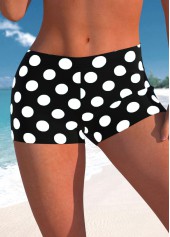 Red swimwear,Dot swimwear,Geometric swimwear,ROTITA Fake 2in1 Red Polka Dot Tankini Top