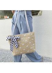 Light Camel accessories,Plants accessories,Floral accessories,Sunflower Print Light Camel Magnetic Storage Bag