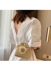 Light Camel accessories,Plants accessories,Floral accessories,Sunflower Print Light Camel Drawstring Shoulder Bag