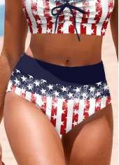 Multi Color swimwear,Flag swimwear,ROTITA Criss Cross Multi Color Bikini Top