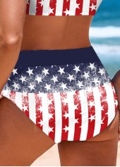 Multi Color swimwear,Flag swimwear,ROTITA Criss Cross Multi Color Bikini Top