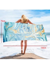 Multi Color accessories,Graphic accessories,Ink Painting Print Multi Color Beach Blanket