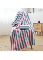Stripe Detail Multi Color Beach Blanket