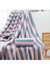 Multi Color accessories,Striped accessories,Stripe Detail Multi Color Beach Blanket