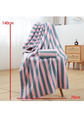 Multi Color accessories,Striped accessories,Stripe Detail Multi Color Beach Blanket