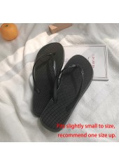 Black accessories,Plain Color accessories,Black Falt Toe Post Flip Flops