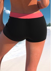 Coral swimwear,Dot swimwear,Striped swimwear,ROTITA Bowknot Coral Polka Dot Tankini Top