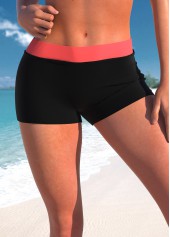 Coral swimwear,Dot swimwear,Striped swimwear,ROTITA Bowknot Coral Polka Dot Tankini Top