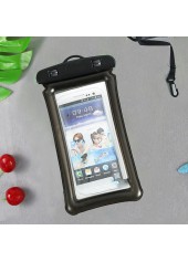 Black Plastic One Size Phone Case