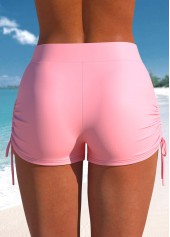 Pink swimwear,Striped swimwear,ROTITA Pink Multi Stripe Print Tankini Top