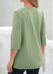 Sage Green tops,Plain Color tops,ROTITA Lace Sage Green Square Neck Cardigan and Tank Top