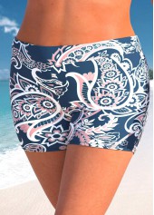 ROTITA Short de bain taille mi-haute à imprimé cachemire de grande taille