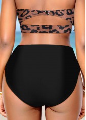 Light Coffee swimwear,Leopard swimwear,ROTITA Criss Cross Light Coffee Leopard Bikini Top