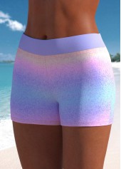 Light Purple swimwear,Ombre swimwear,ROTITA Bowknot Light Purple Ombre Tankini Top