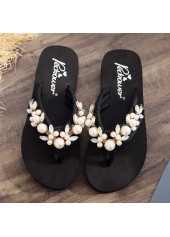 Black accessories,Plain Color accessories,Black Falt Toe Post Flip Flops