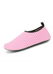 Striped Light Pink Anti Slippery Water Shoes