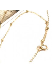 Multi Color jewelry,Striped jewelry,Geometric jewelry,Metal Detail Multi Color Shell Design Necklace