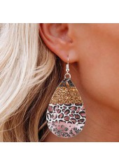 Teardrop Animal Prints Multi Color Earrings