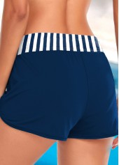 Red swimwear,Striped swimwear,ROTITA Patchwork Red Striped Bikini Top