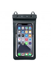 One Size Black Transparent Phone Case