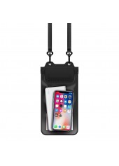 One Size Black Transparent Phone Case