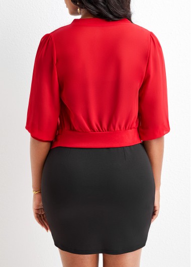 Red outerwear & coats,Plain Color outerwear & coats,Red Coat