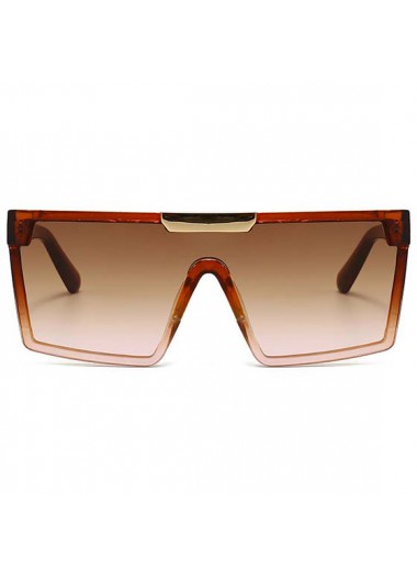 Dark Coffee accessories,Other accessories,Light Coffee Large Frame Retro Oversized Sunglasses