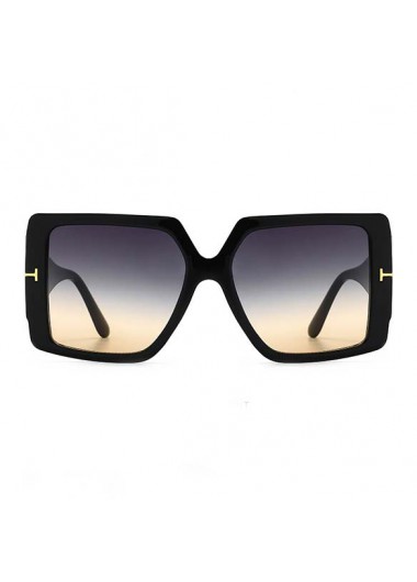 Light Camel accessories,Other accessories,Ombre Light Camel Geometric Shape Sunglasses