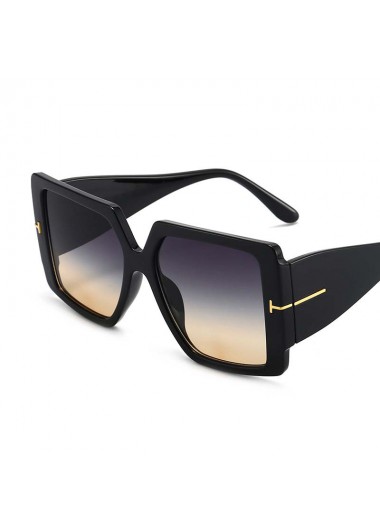 Light Camel accessories,Other accessories,Ombre Light Camel Geometric Shape Sunglasses