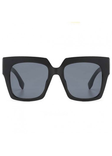 Black accessories,Other accessories,Black Retro Large Frame Square Sunglasses