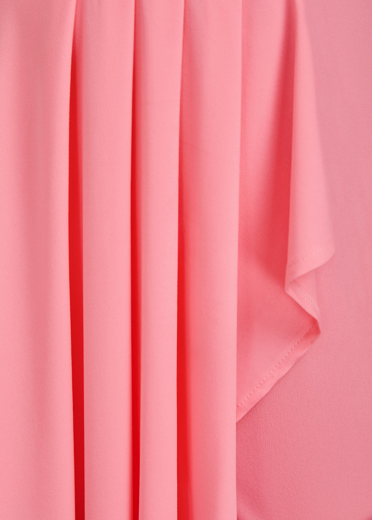 Pink jumpsuits & rompers,Plain Color jumpsuits & rompers,ROTITA Asymmetry Pink Short Lapel Sleeveless Romper