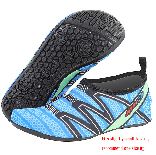 Polka Dot Light Blue Anti Slippery Water Shoes