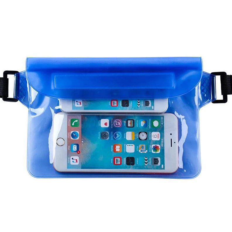 Coque de téléphone transparente taille unique bleu royal
