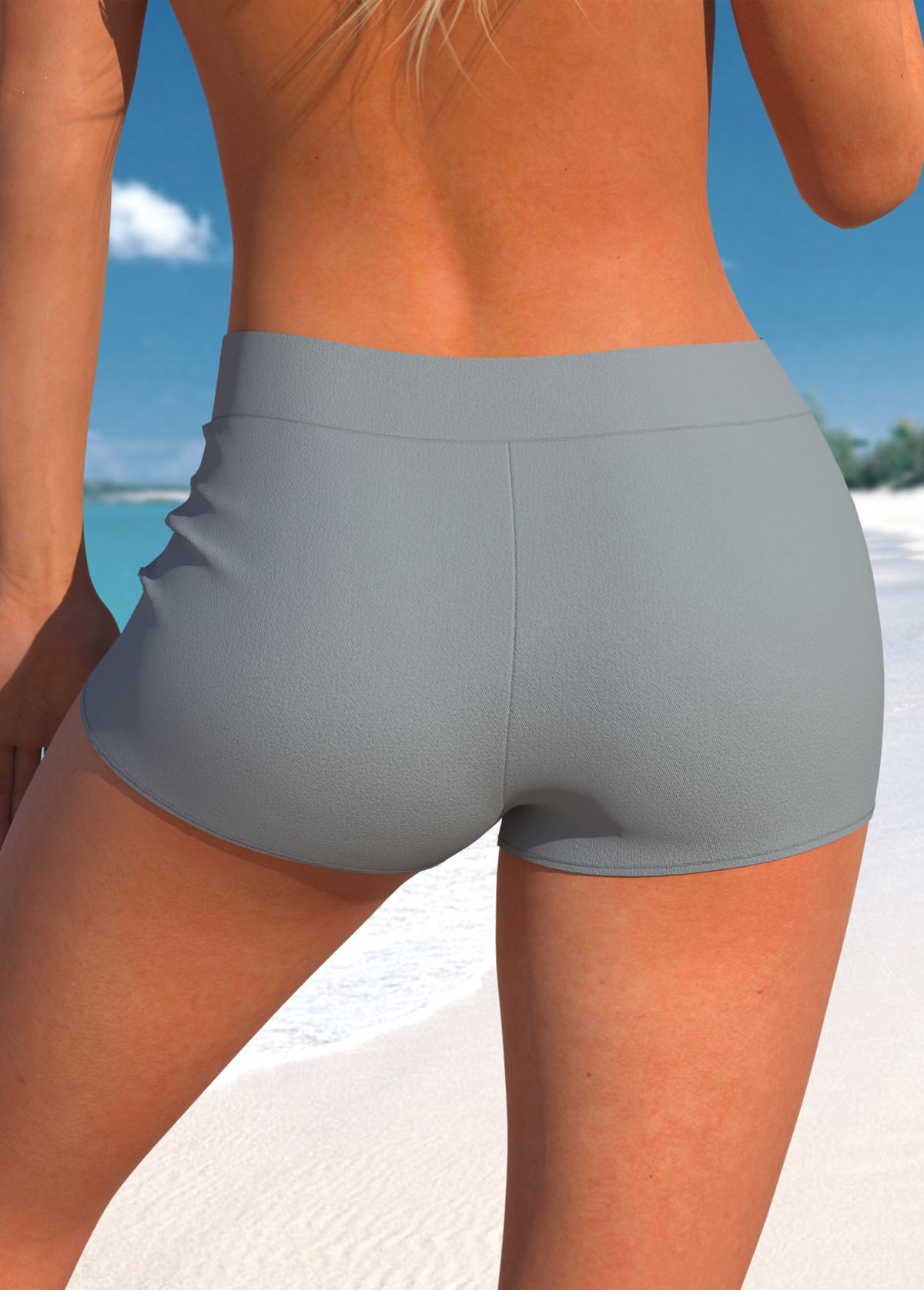 Dark Grey swimwear,Geometric swimwear,Striped swimwear,ROTITA Circular Ring Dark Grey Geometric Print Tankini Top