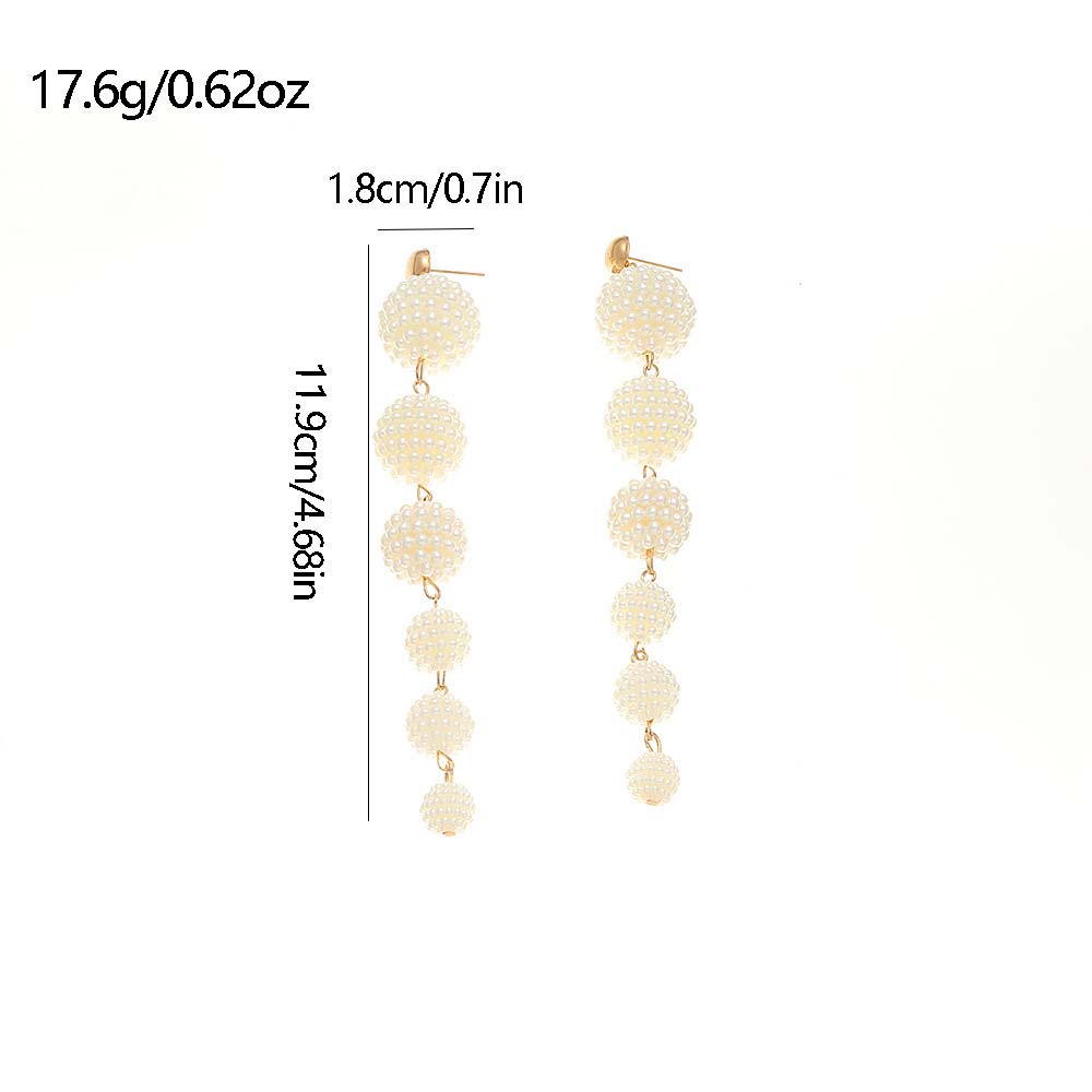 Raw white jewelry,Other jewelry,Pearl Deisgn Ball Shape Raw White Earrings