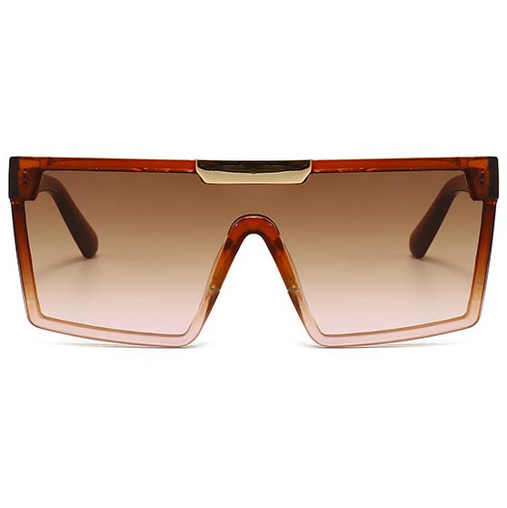 Dark Coffee accessories,Other accessories,Light Coffee Large Frame Retro Oversized Sunglasses