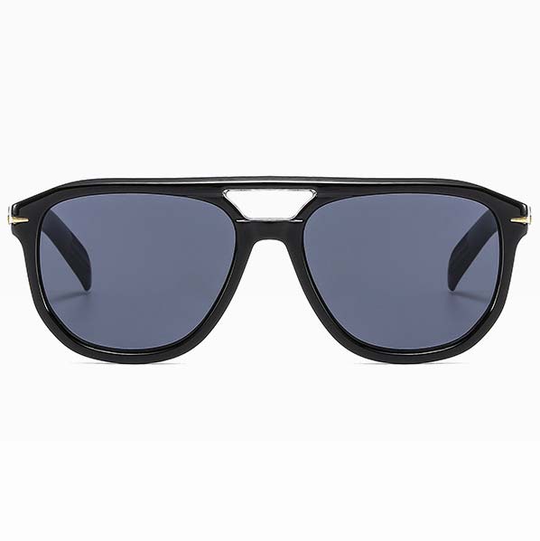 Grey accessories,Other accessories,Grey Double Beam Round Geometric Sunglasses